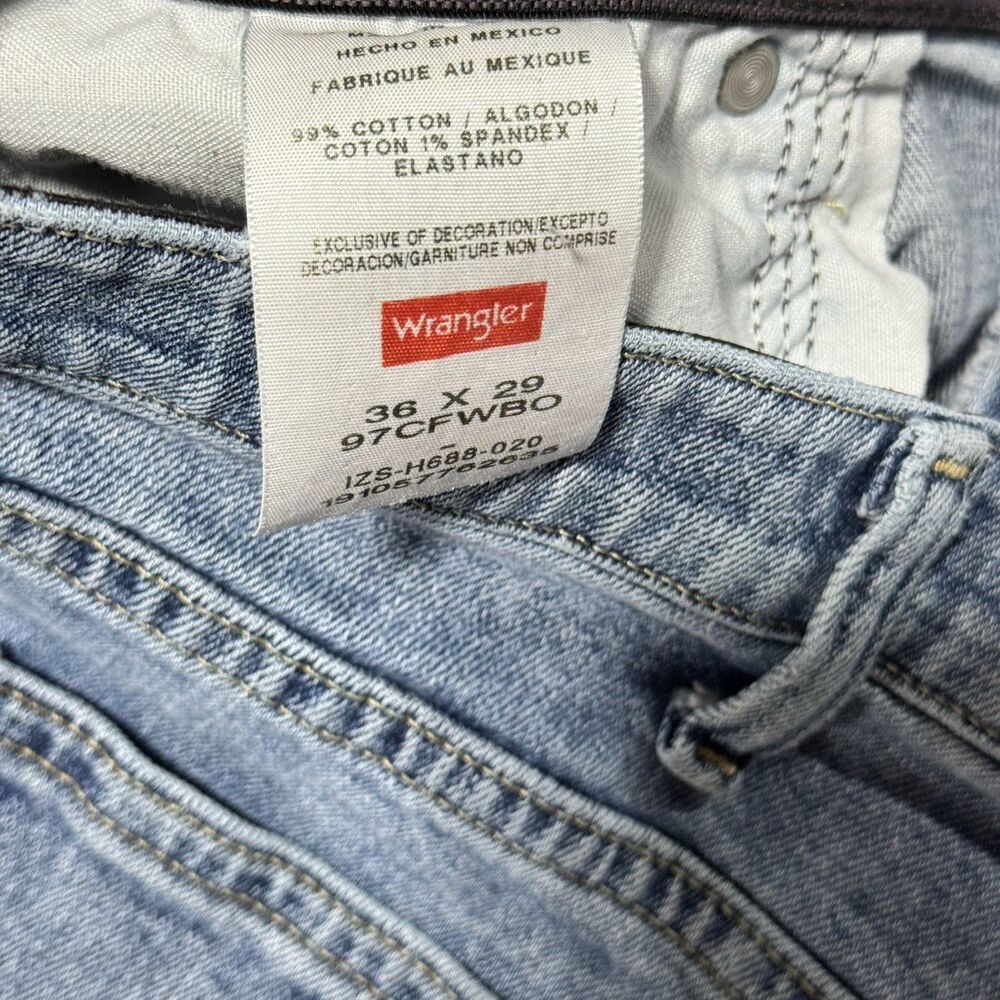 Lot of 4 Wrangler Jeans Men's 36x29 Regular & Relaxed Fit Straight Leg - Picture 9 of 16